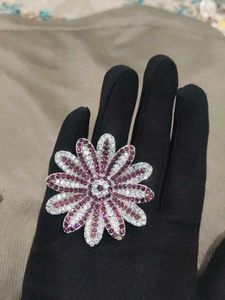 Sparkling Flower ring
