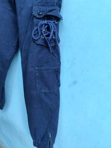 Dark Blue Cargo Pants 🔥