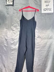 Chic Black Spaghetti Strap Jumpsuit