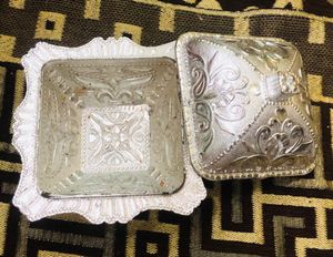 Modern Plastic Dishes &amp; Boxes Silver Colour