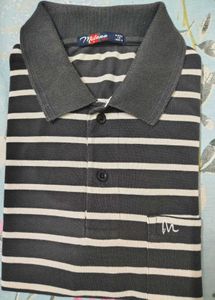 Men's Striped Polo T-Shirt