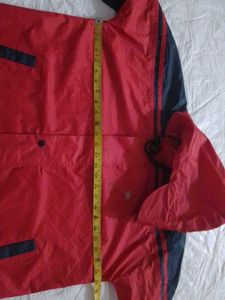 Red &amp; Navy Rain Jacket