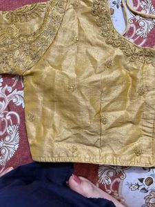 Gold Embroidered Blouse
