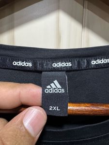Adidas 3 Strips Black Activewear T-Shirt