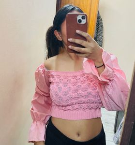 Sale- 100rs Off Crop Winter Top