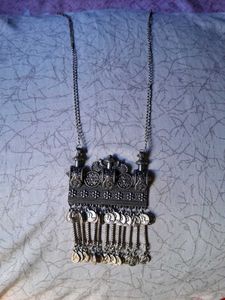 Antique Silver Tone Necklace