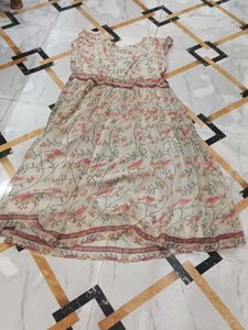 a white frock