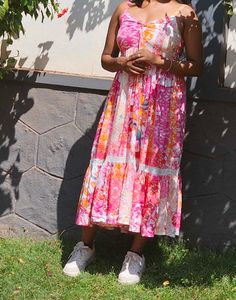 Floral Sundress - Vibrant &amp; Flowy