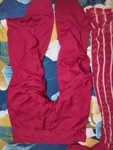 Embellished maroon suit