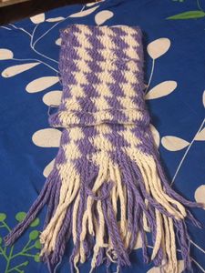 Handmade Houndstooth Scarf