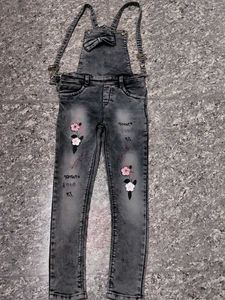 Jumpsuit for Girls grey Denim