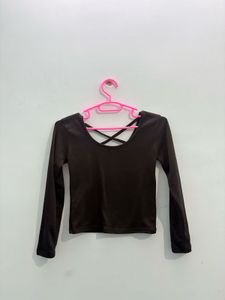 Chic Black Long Sleeve Top