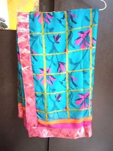 Floral Print Saree