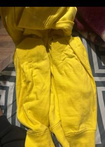 Benetton Yellow Zip-Up Jacket