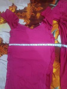 Beautiful Pink Kurta Set with Peacock Embroidery