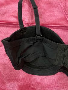 Bitz Strapless Black Bra