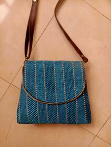 Berry1000 Women's Jute Sling Bag