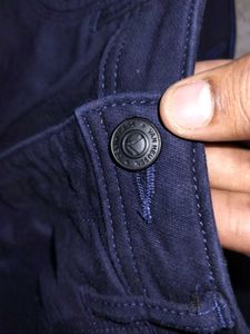 🌺OG VAN HUESEN  Dark Blue Casual Pants