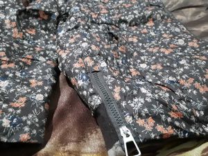 Floral Print Padded Jacket