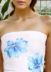 Shein Floral Tube Top