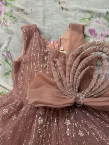 Girls Glittery Ethnic Dress