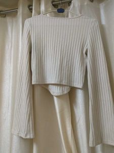 Savana Off white long sleeves top