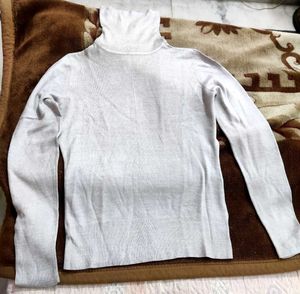 Turtleneck Sweater fine  knitted fabric 🌸