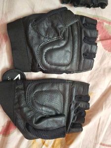 Pure leather Men's Fitness Gloves