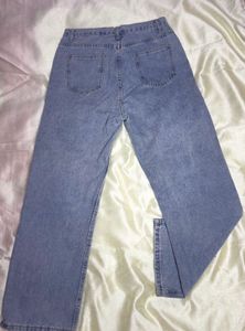 High Waisted Light Denim Jeans