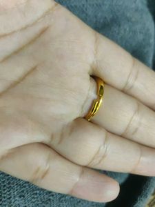 925 Elegant Gold plated Band Ring