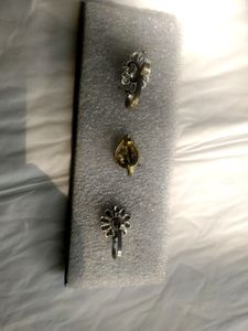 Set Of 3 Nose Pins