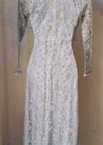 Elegant Embroidered Ethnic Gown