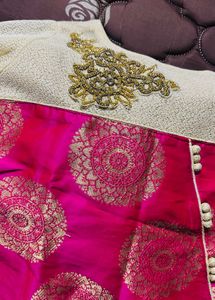 Designer Lehenga Choli with Gold Embroidery
