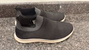Comfortable Black Slip-On Sneakers