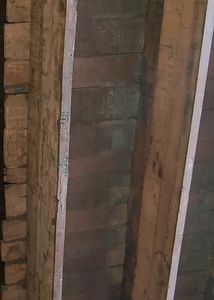 Vintage Wooden Shelving Unit Old Stock Very Heavy