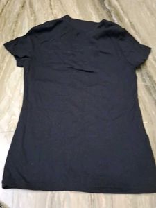 Tommy Hilfiger Black Zip Polo T-Shirt