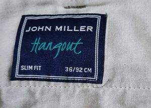 John Miller Slim Fit Trousers