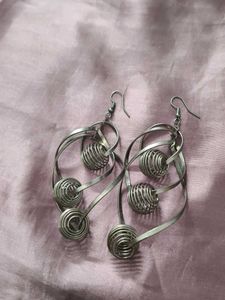 Statement Silver Earrings