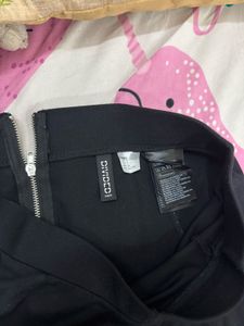 Black Flared Skirt