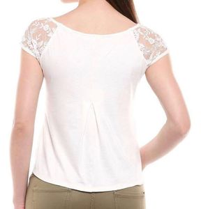 Elegant White Lace Top