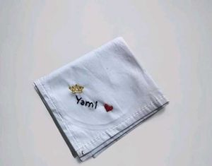 2 Embroidered Handkerchief