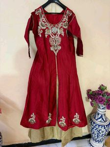 handwork bridal dress