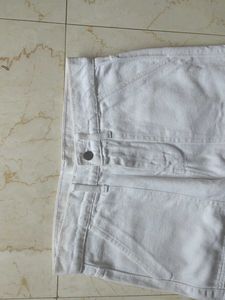 White Cargo Jeans
