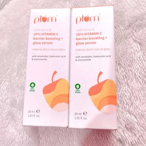 COMBO OF 2 Plum Calendula Vitamin C Glow Serum