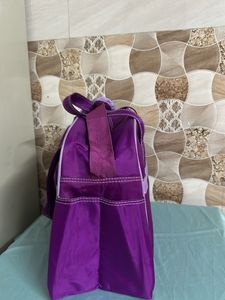 Purple "baby good" Travel Bag