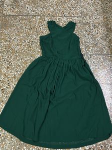 Elegant Green Midi Dress