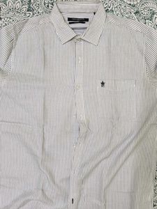 Men's Striped Button-Down Shirt