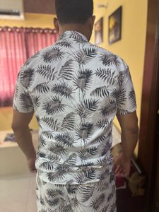 Coord - Men's Tropical Print Shirt &amp; Shorts Se