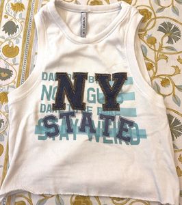 NY State Crop Tank Top