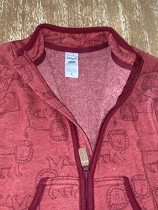 Carter - Fleece Romper - Maroon